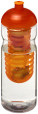 Sportovní láhev s infuzérema kupolovitým víčkem H2O Base® 650 ml