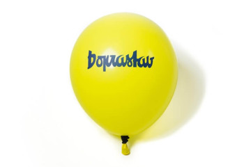 Tampónová potlač logo Doprastav na balón