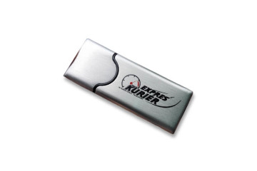 Tampónová potlač logo Expres Kurier na USB kľúč