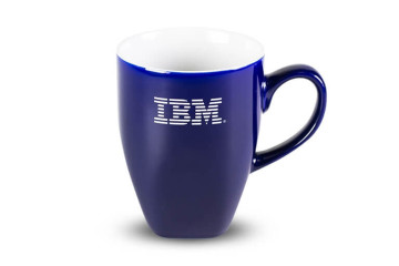 Tampónová potlač logo IBM na hrnček
