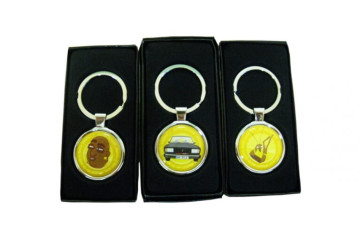 Tampónová potlač logo Lokal Tv na kľúčenku