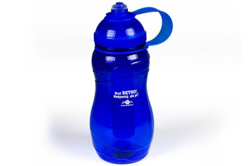 Tampónová potlač logo Sketch na fľaši