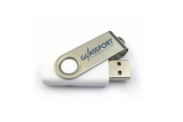 Tampoprint logo Glassport na USB klic Tampoprint logo Glassport na USB klic