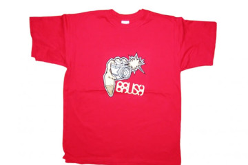 Sítotisk logo Brusa na tričko Sitotisk logo Brusa na tricko