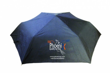 Sítotisk logo Phoenix na deštník Sitotisk logo Phoenix na destnik