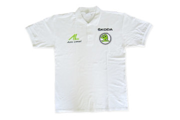 Sítotisk logo Škoda na tričko Sitotisk logo Skoda na tricko