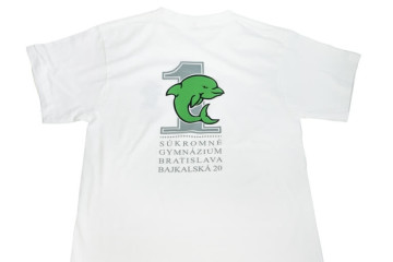 Sítotisk logo Soukrome gymnázium BA Bajkalská 20 na tričko Sitotisk logo Soukrome gymnazium BA Bajkalska 20 na tricko