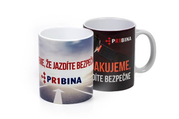 Sublimacia logo Pribina na hrncek