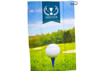 Sublimace logo Golf club na ručník Sublimace logo Golf club na rucnik