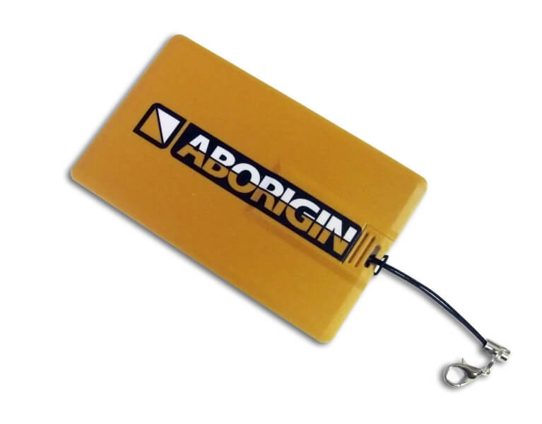 UV tisk logo Aborigin na USB klic