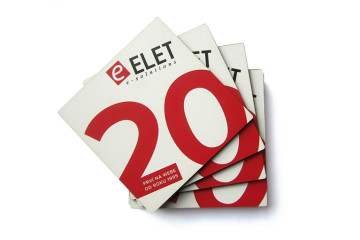 UV tisk logo Elet na podtacku