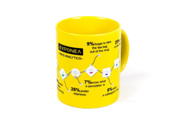 Vypal logo Exponea na hrncek