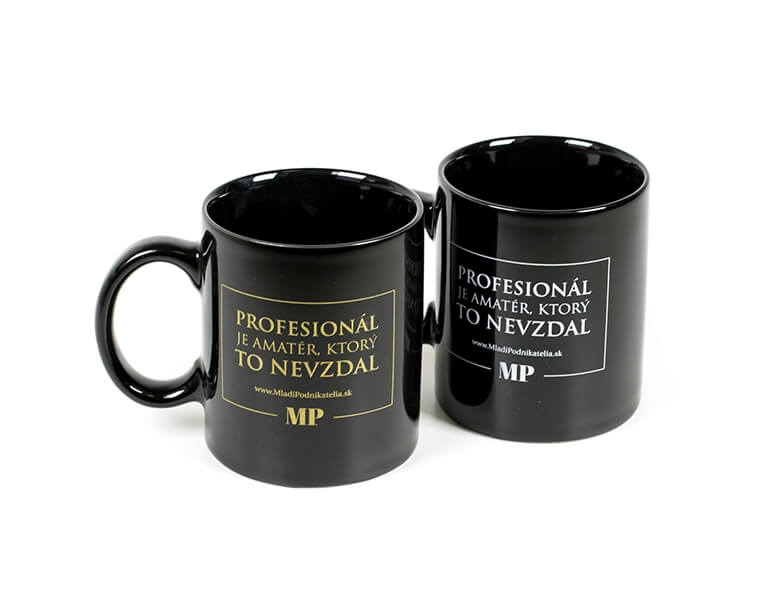 Vypal logo MP na hrncek