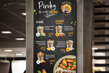 Menu bord reklamní tabula
