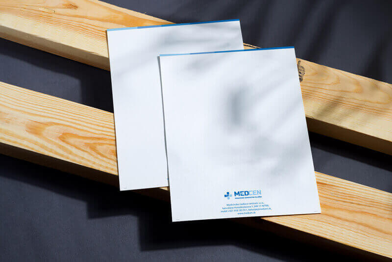 hlavičkový papír medcen