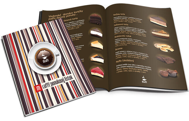 Ponuka pre kaviareň