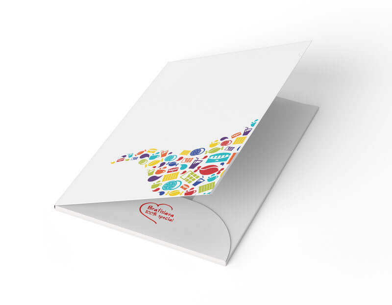 Folder na dokumenty - potisk a grafiky na míru
