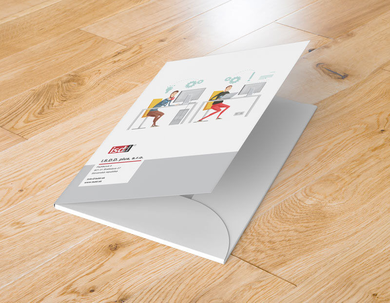 Obal na dokumenty s potiskem na míru