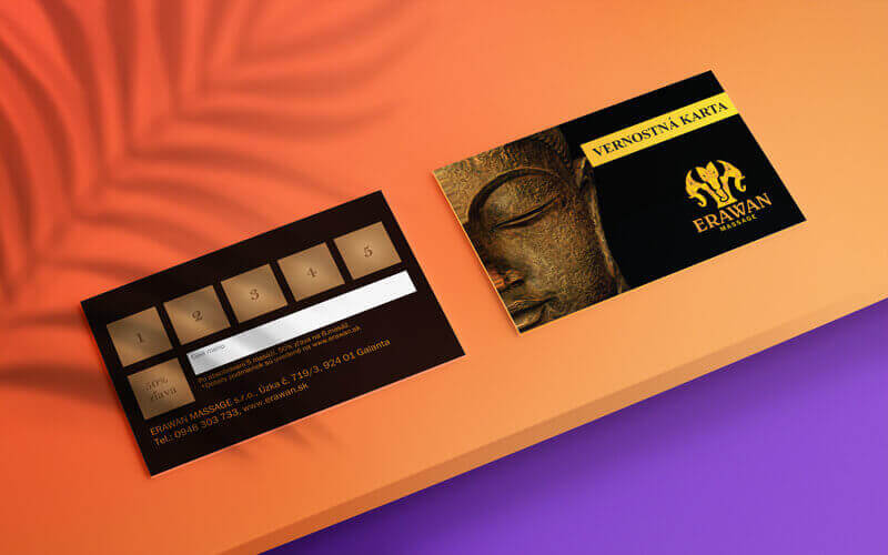 vernostná karta pre salón