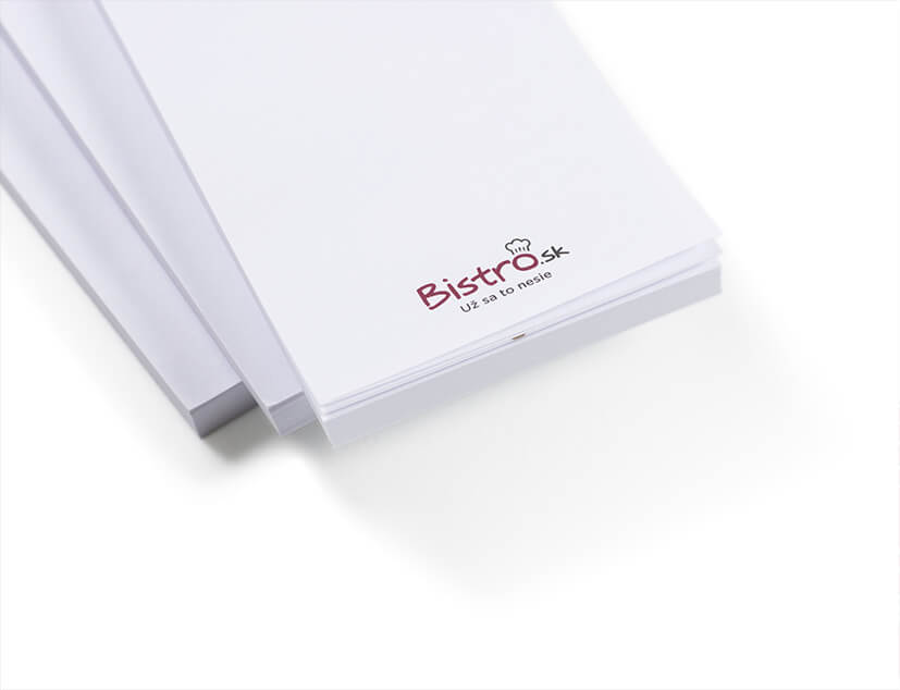 bločky s vlastním logem