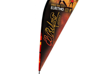 Beachflag - outdoor reklama pro taneční klub Beachflag - outdoor reklama pro taneční klub