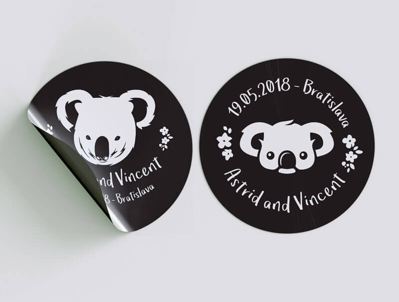 Magnetické nálepky