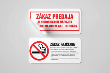 Informační - bezpečnostní nálepky Informační - bezpečnostní nálepky