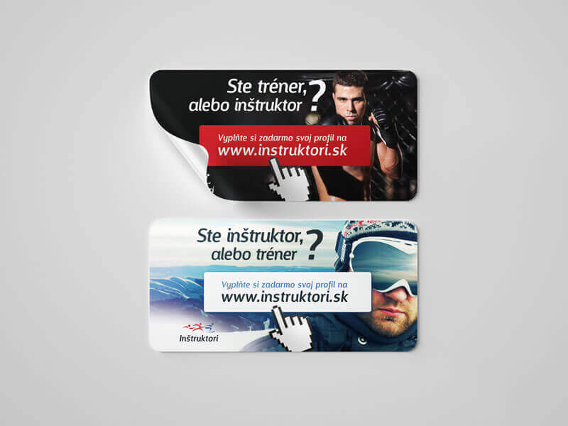 Plastové nálepky na míru