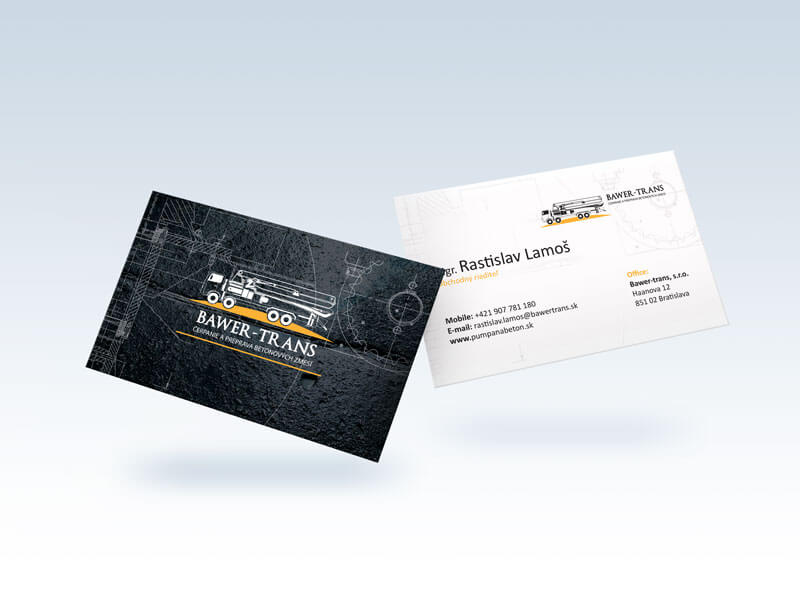 Vizitka pro manažera - stavební firma