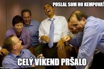 Tématem newsletteru bylo kempování. Kompasy, survival náramky, kapesní nože, ale i poháry a solární nabíječky se v přírodě vždy sejdou. Alt - Pršalo