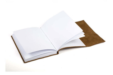 Notes s koženým obalem