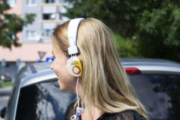 Sluchadlá s plnofarebnou potlačous