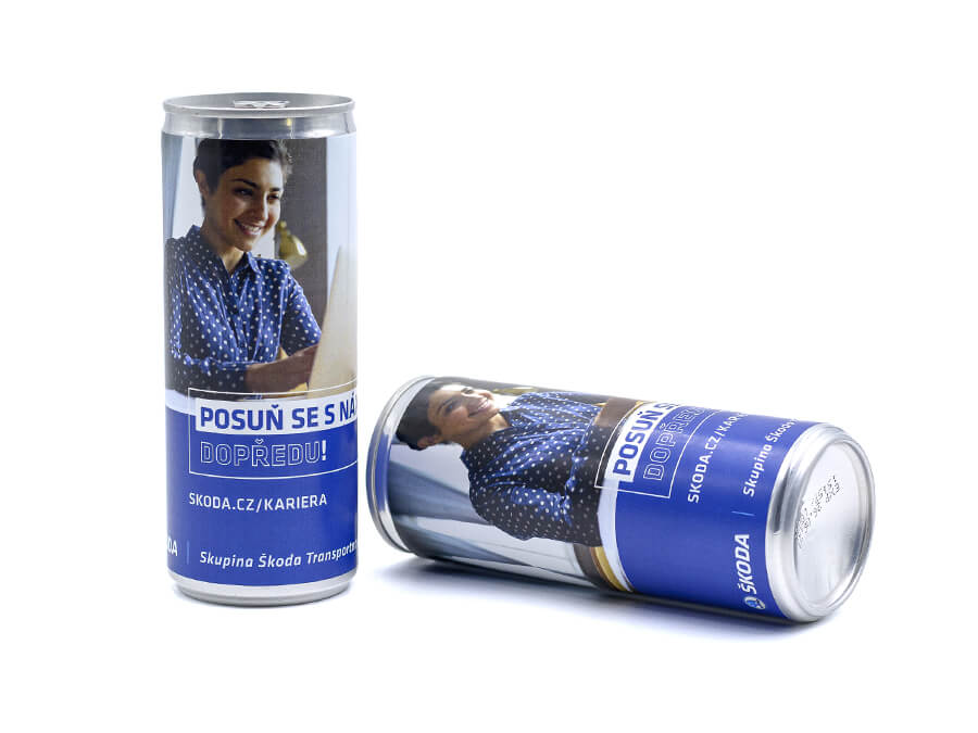 Předměty na míru - reklamní nápoj