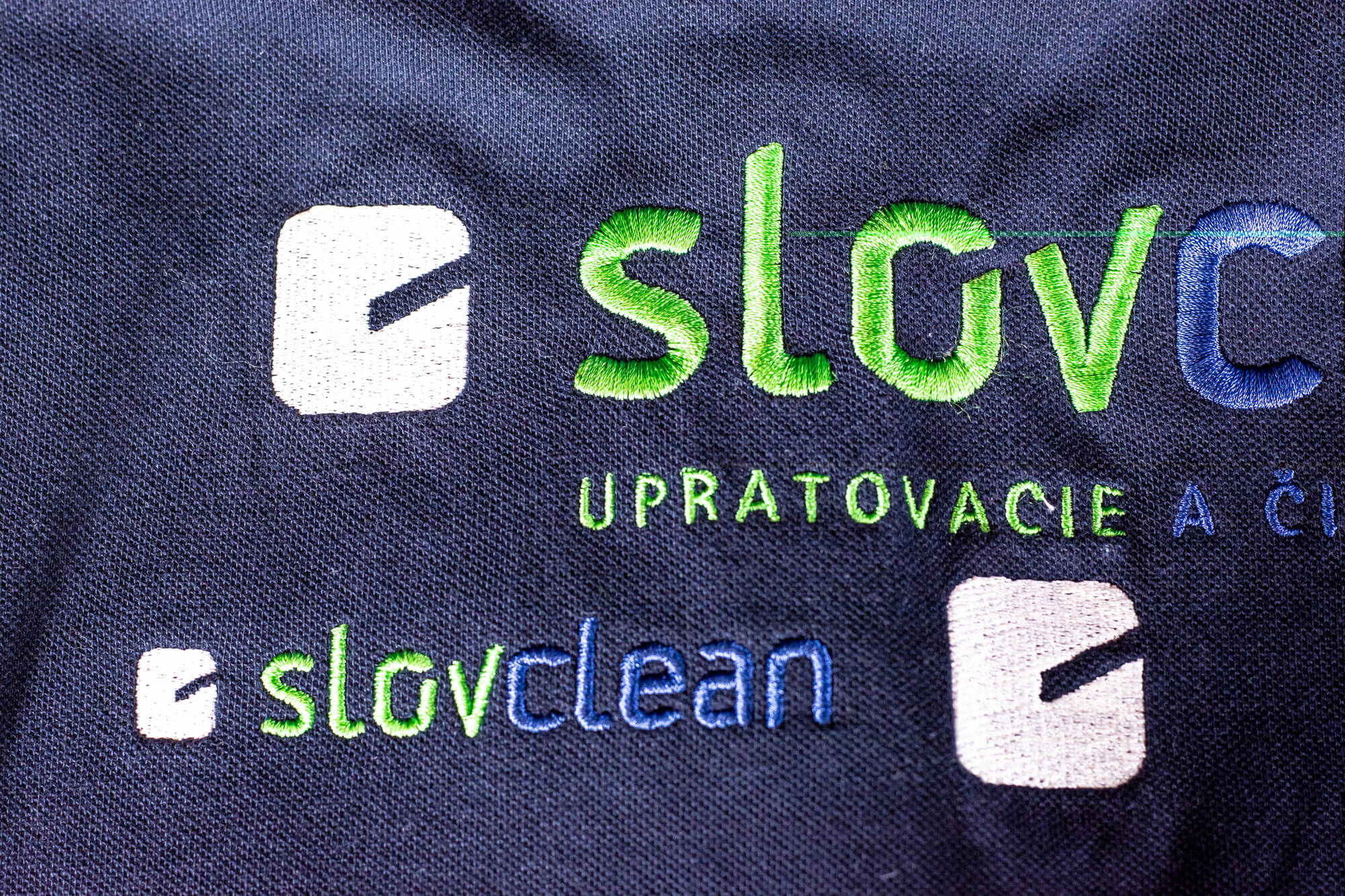 Ukážka potlače na tričko - výšivka;Ukázka potisku na tričko - výšivka