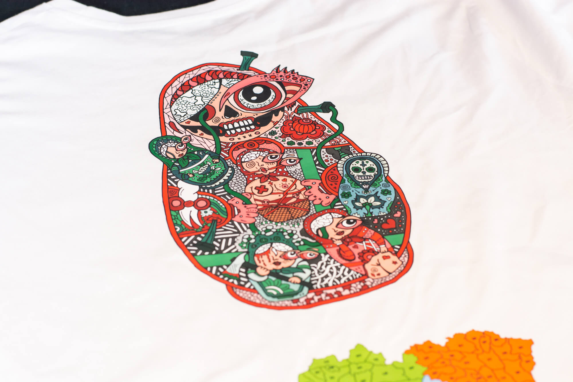 Ukážka potlače na tričko - digitálny transfér;Ukázka potisku na tričko - digitální transfer