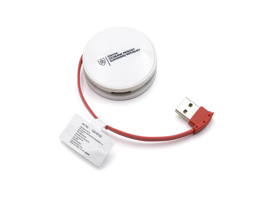 USB redukce s tamponovým potiskem