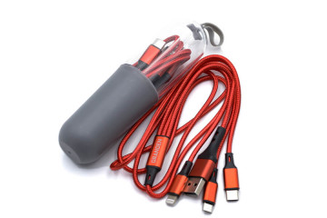 USB nabíjecí kabely s tamponovým potiskem