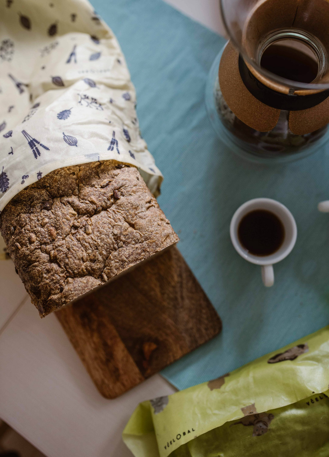 Obal z vosku na chleba