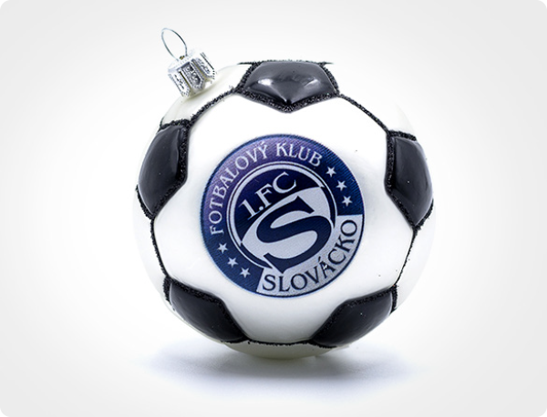 Guľa dekorovaná s logom UV tlačou; Koule dekorovaná s logem UV tiskem