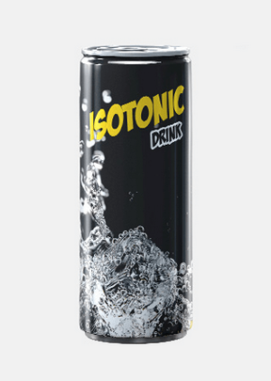 Izotonický nápoj v plechovce