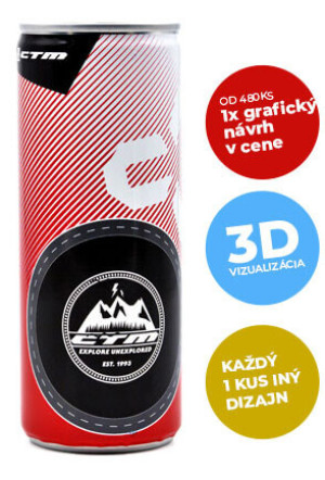 Izotonický nápoj v plechovce - Reklamnepredmety