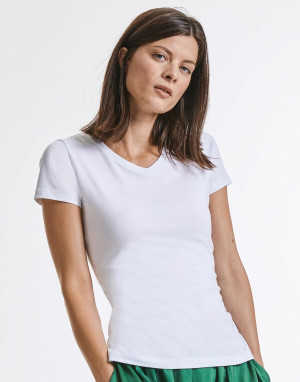 Dámské tričko Pure Organic V-Neck - Reklamnepredmety