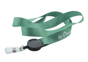 Subyard YoYo A RPET lanyard se sublimací na zakázku - Reklamnepredmety