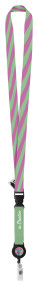 Subyard YoYo B RPET lanyard se sublimací na zakázku - AP718975 - variant Ap 718975