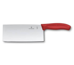 Victorinox Čínský nůž šéfkuchaře - červený - Reklamnepredmety