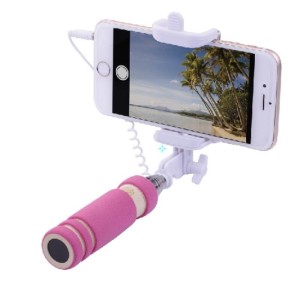 MICRO SELFIE TYČKA (MONOPOD) S KABELEM A ZABUDOVANOU SPOUŠTÍ - Reklamnepredmety