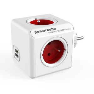 Moderní zásuvka POWER CUBE ORIGINAL USB - Reklamnepredmety