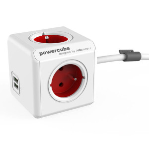 Adaptér do zásuvky POWER CUBE EXTENDED - Reklamnepredmety