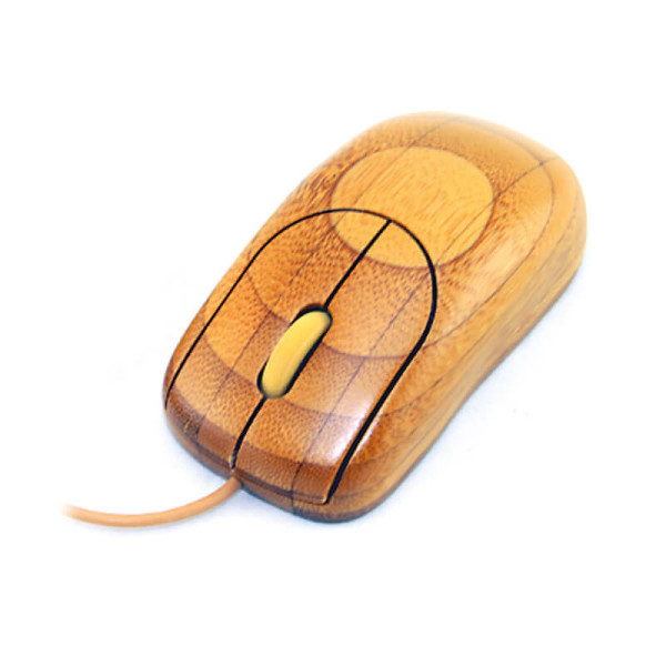 Bambusová myš s kabelem
