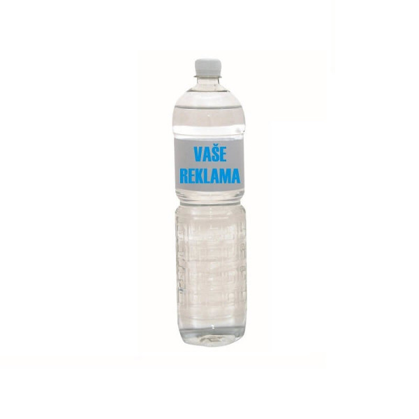 Reklamní voda v PET láhvi 1,5l